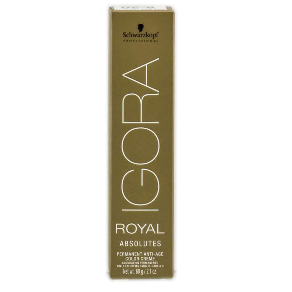 Schwarzkopf IGORA ROYAL ABSOLUTES Permanent Anti-Age Color Creme (6-80 Dark Blonde Red Natural) by Schwarzkopf