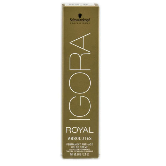 Schwarzkopf IGORA ROYAL ABSOLUTES Permanent Anti-Age Color Creme (6-80 Dark Blonde Red Natural) by Schwarzkopf