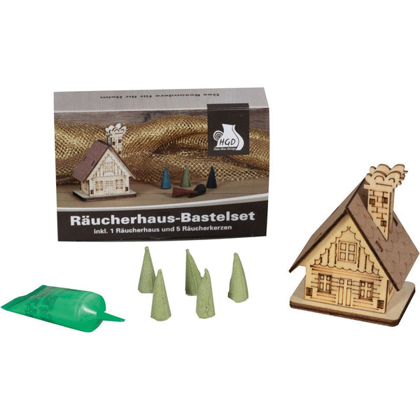Holz-Glas-Design Räucherhaus Bastelset
