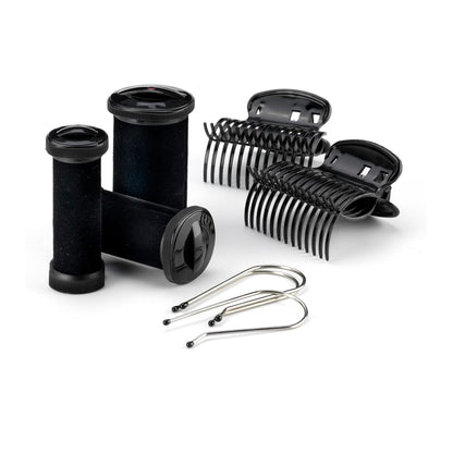 BaByliss Thermo Ceramic Rollers aufheizbare Lockenwickler mit Keramik-Beschichtung und Ionen-Technologie für Seidige langanhaltende Locken RS035E Schwarz