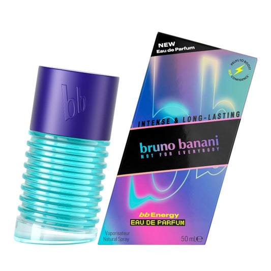 bruno banani bb Energy Eau de Parfum für Ihn, holziger, maskuliner Fougère-Duft, der Selbstvertrauen weckt, vegane Formel, 50 ml