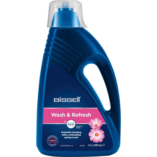 BISSELL Wash & Refresh Febreze Carpet Cleaner Shampoo | Konzentrierte 2-fache Formel entfernt Flecken und neutralisiert Gerüche | Zur Verwendung mit allen führenden Teppichreinigern | 1078N