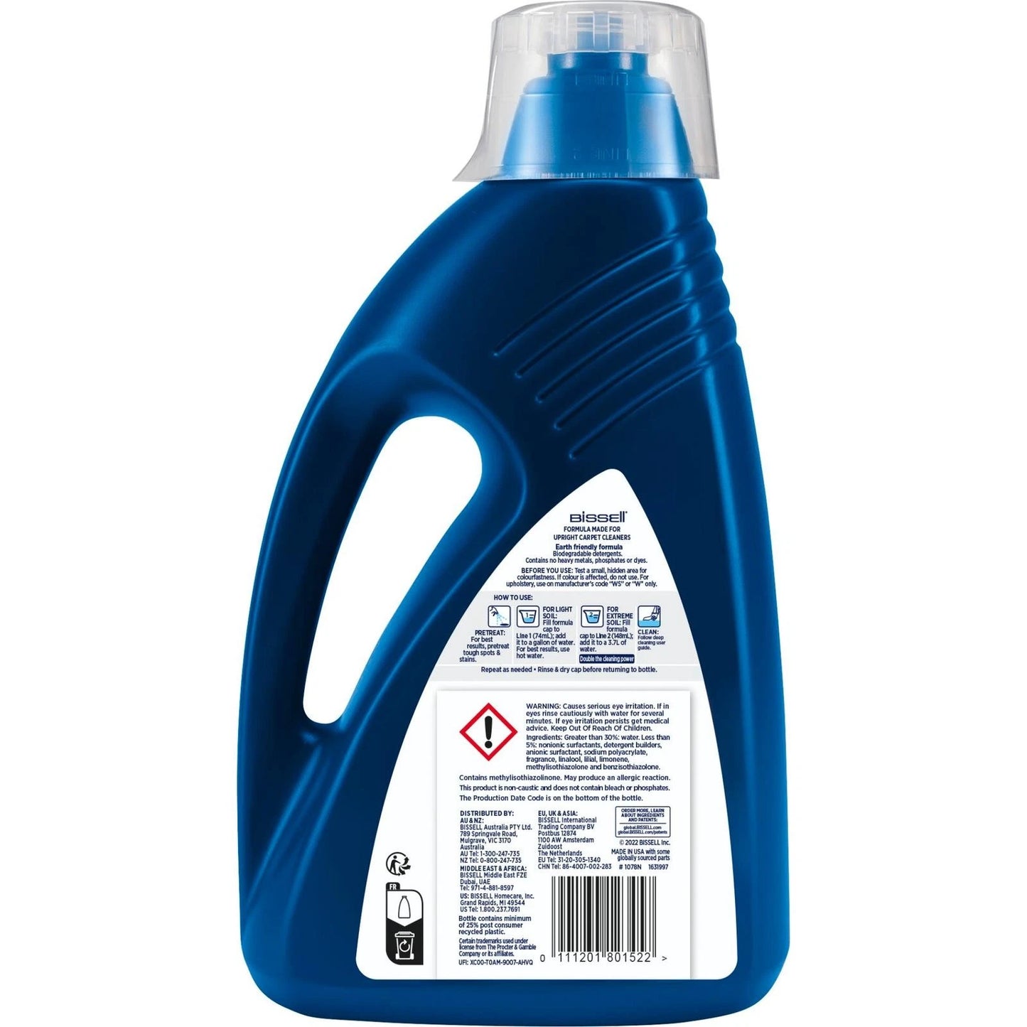 BISSELL Wash & Refresh Febreze Carpet Cleaner Shampoo | Konzentrierte 2-fache Formel entfernt Flecken und neutralisiert Gerüche | Zur Verwendung mit allen führenden Teppichreinigern | 1078N