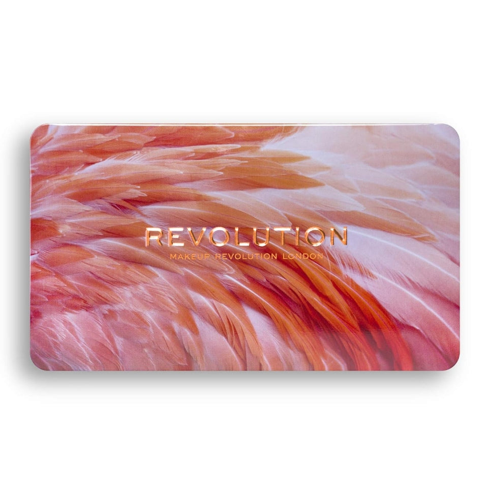 Makeup Revolution Lidschatten Palette, Flamboyance Flamingo 18 Farbtöne