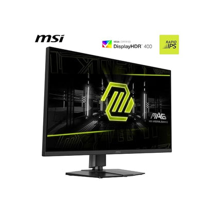 MSI, MAG 322URDF E16, 32-Zoll, 4K UHD, 3840x2160, Gaming-Monitor, Rapid IPS, 0,5ms, DisplayHDR 400, Eye Care, AI Vision, Dual-Mode, HDMI 2.1, DP 1.4a, Neigung/Höhe einstellbar, Schwarz