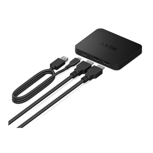 NZXT Signal HD60 Full HD USB Capture Card - ST-EESC1-WW - HD60 (1080p) - Live-Streaming und -Gaming – Zero-Lag Passthrough – Offene Kompatibilität