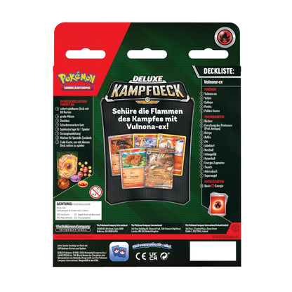 Pokémon-Sammelkartenspiel: Deluxe-Kampfdeck Vulnona-ex (sofort spielbares Deck mit 60 Karten & Zubehör)