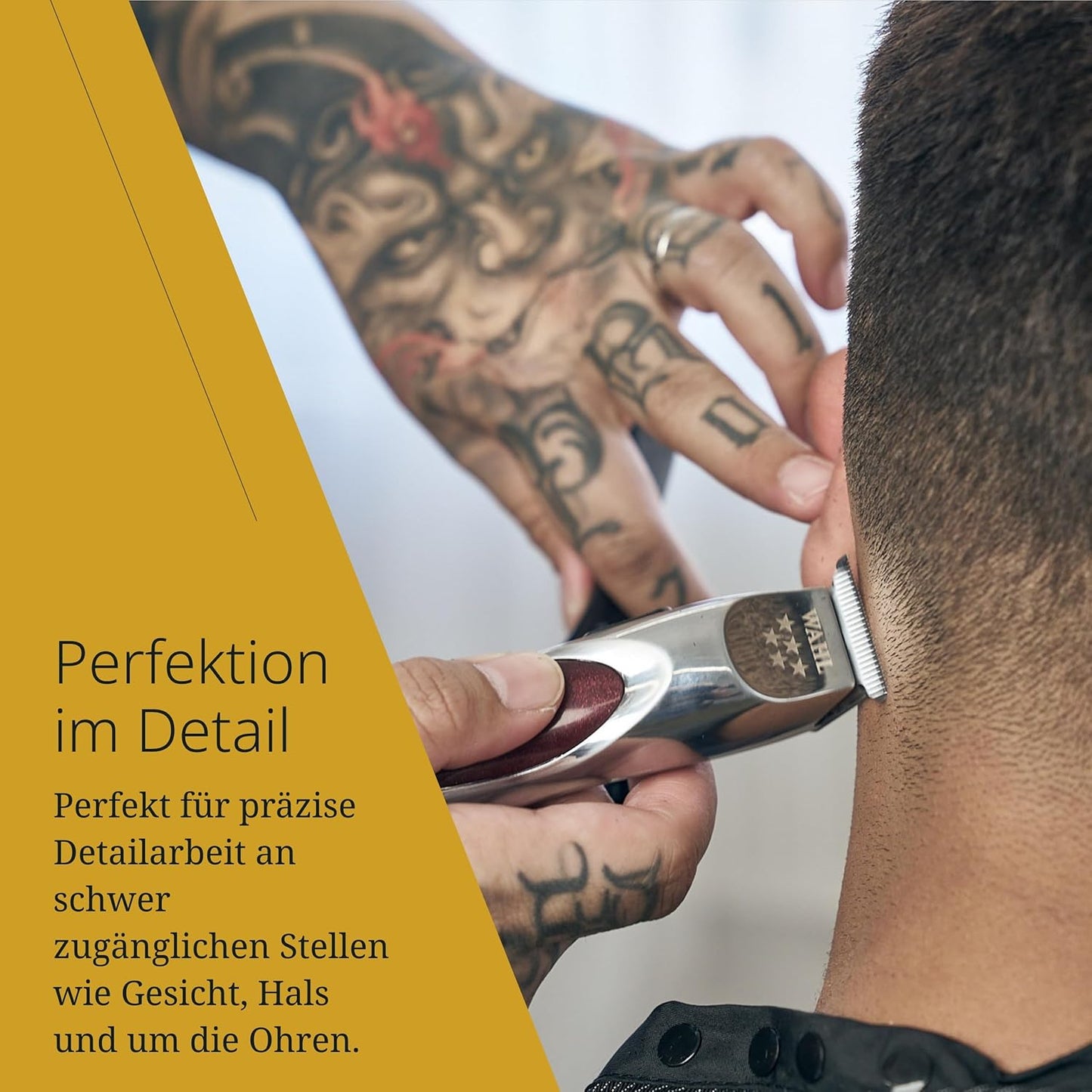 Wahl A-LIGN Netz-/Kabelloser Haartrimmer - Für die engsten Bereiche von Gesicht, Bart und Haaransatz